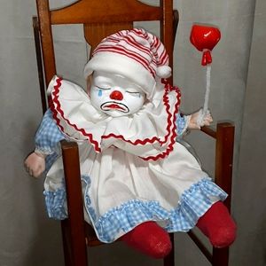 Porcelain Hand painted one of a kind clown.